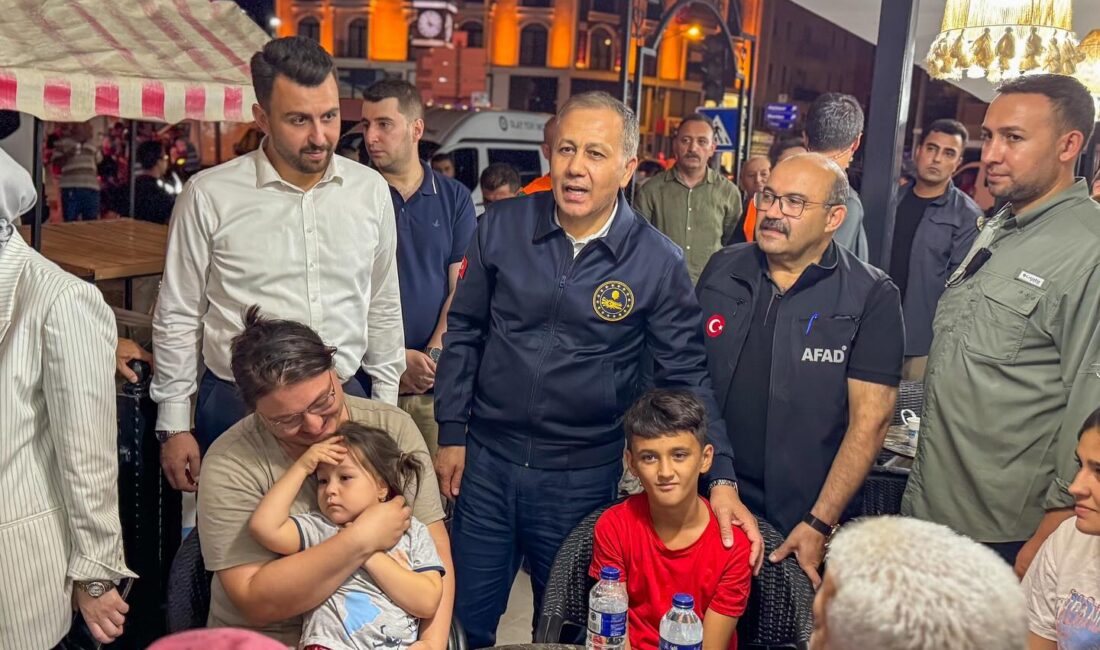 Dün Sındırgı’da meydana gelen 6,1 büyüklüğündeki depremin ardından İçişleri Bakanı
