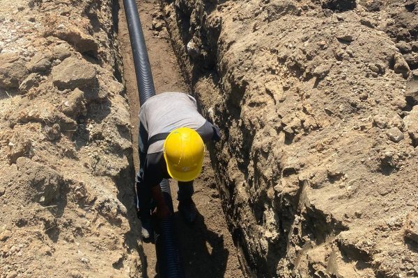 BASKİ Ocaklar’da yeni kanalizasyon hattını tamamladı