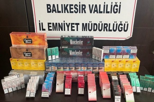 665 adet kaçak sigara ele geçirildi
