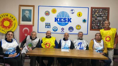 Kesk Bileşenleri düzenledikleri basın toplantısında, bu ülkenin kamu emekçileri olarak sadece