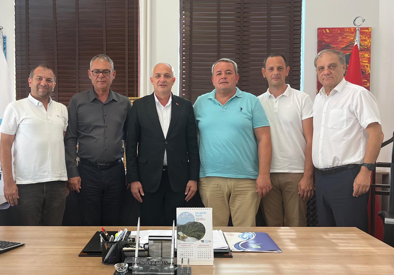 Borsa heyeti Murat Karakoyun’u ziyaret etti
