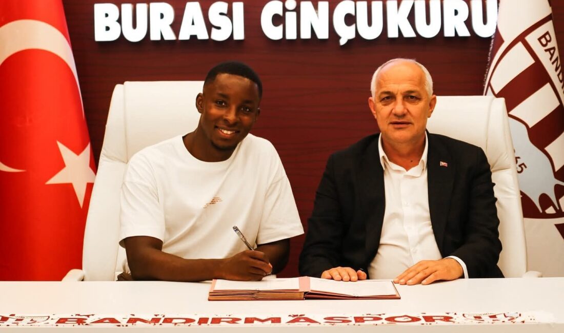 Bandırmaspor Billal’den doğan boşluğu Tosin Kehinde ile doldurdu. Bandırmaspor daha
