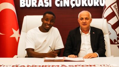 Bandırmaspor Billal’den doğan boşluğu Tosin Kehinde ile doldurdu. Bandırmaspor daha