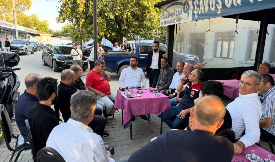 Ak Parti Ali Taylan Öztaylan Türkiye Yüzyılı buluşmaları kapsamında Biga’da