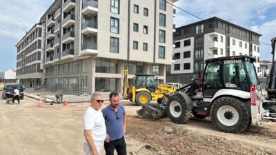 Bandırma Belediyesi yol düzenleme ve asfaltlama faaliyetlerine ara vermeden devam