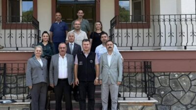 MHP İlçe Başkanı Bekir Bozkurt başkanlığındaki MHP heyeti Merinos Koyunculuk