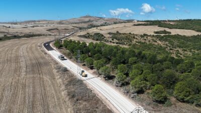 &nbsp; Bandırma’nın simgelerinden olan Son Kurşun Anıtı’na giden yol asfaltla