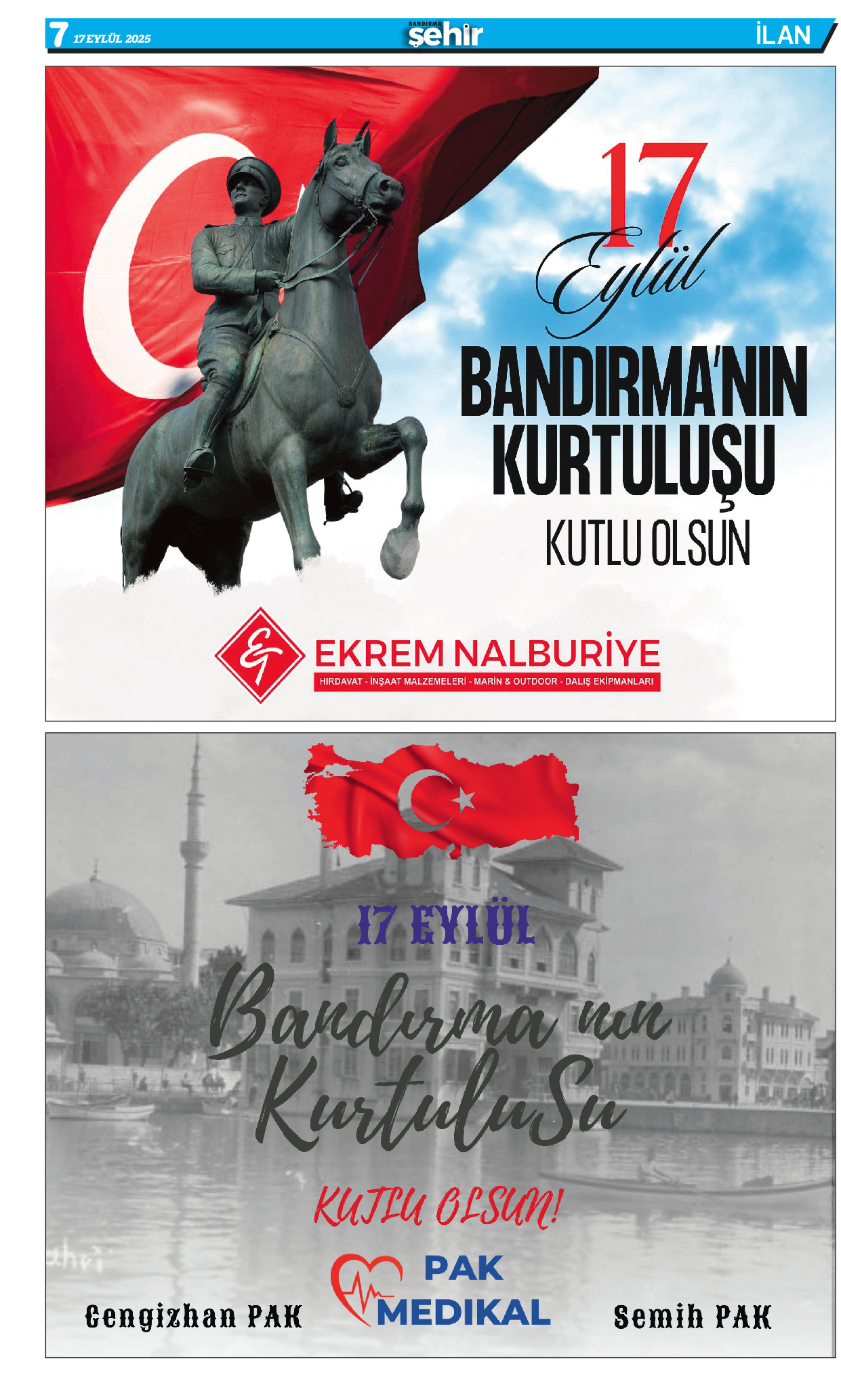 Bandırma Şehir 636. Sayı 7