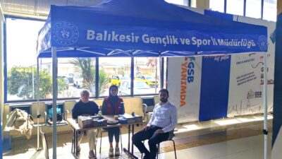 Yeni eğitim-öğretim yılı öncesinde Bandırma’ya gelen öğrenciler İlçe Gençlik ve