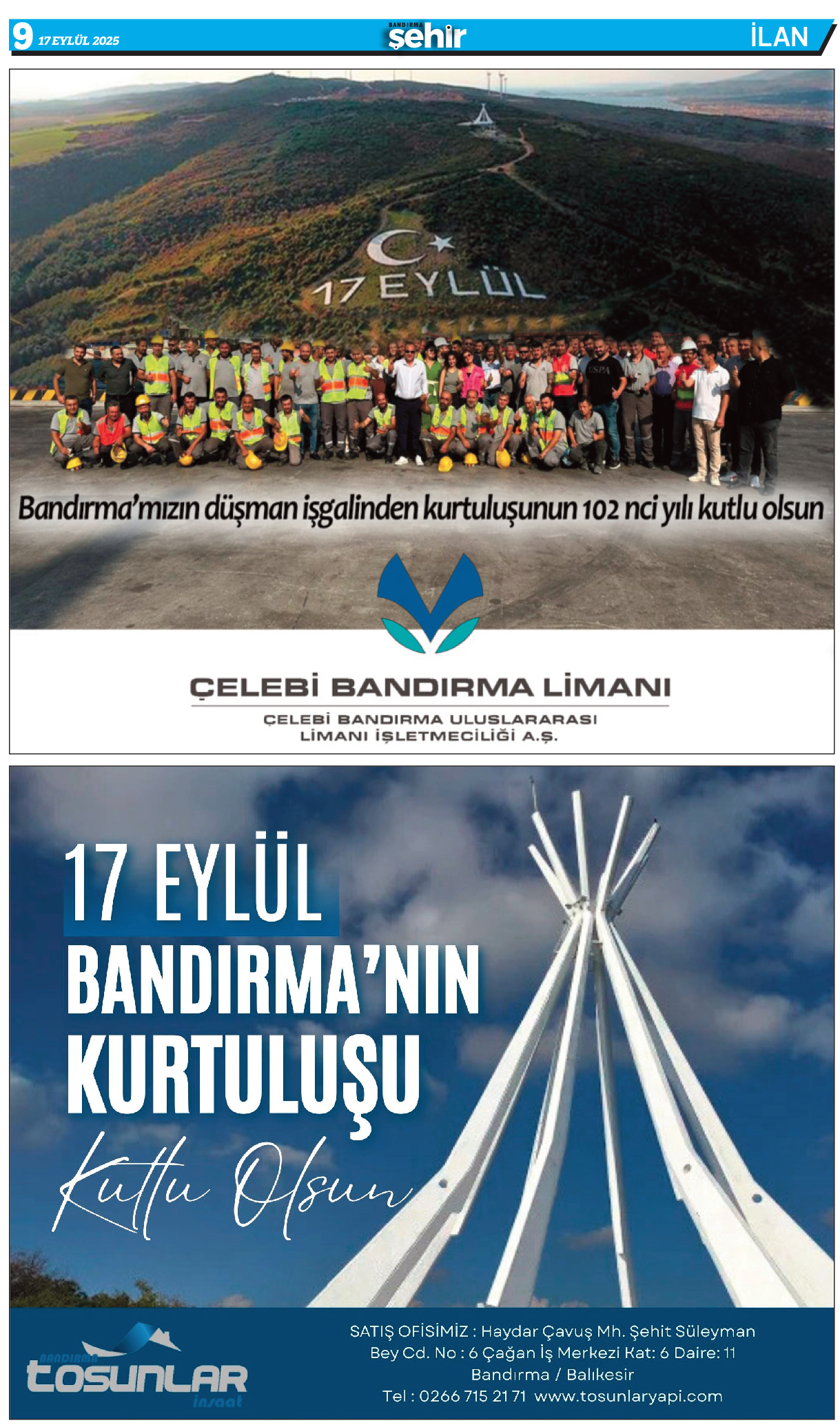 Bandırma Şehir 636. Sayı 9