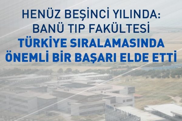 BANÜ bir başarıya daha imza attı