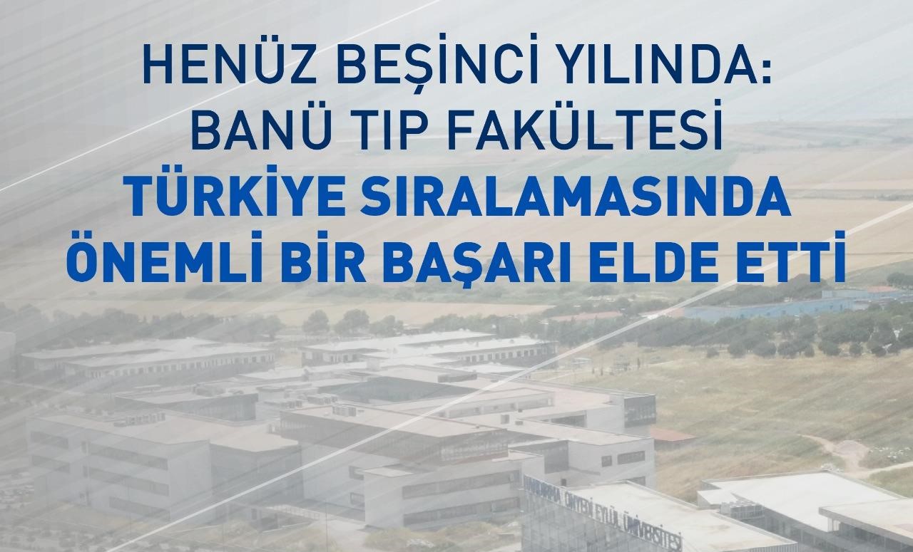 BANÜ bir başarıya daha imza attı
