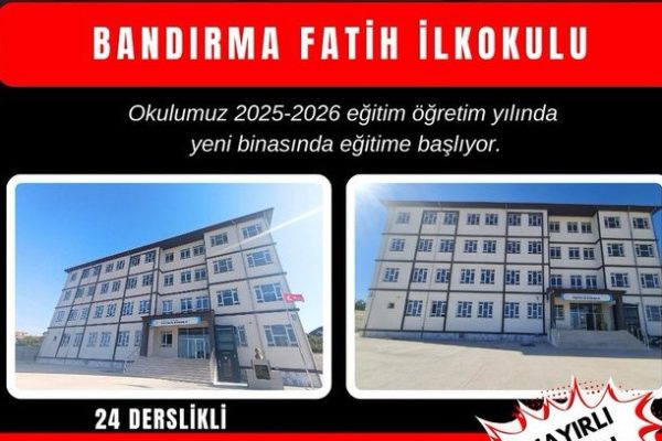 Fatih İlkokulunda eğitim başlıyor