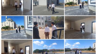 İlçe Milli Eğitim Müdürü Mutlu Aslan Bandırma’da devam eden okul