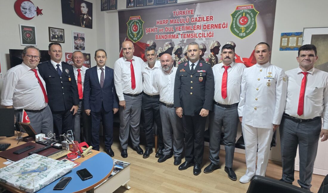 İlçe Kaymakamı Engin Aksakal 19 Mayıs Gaziler Günü dolayısıyla Gazi