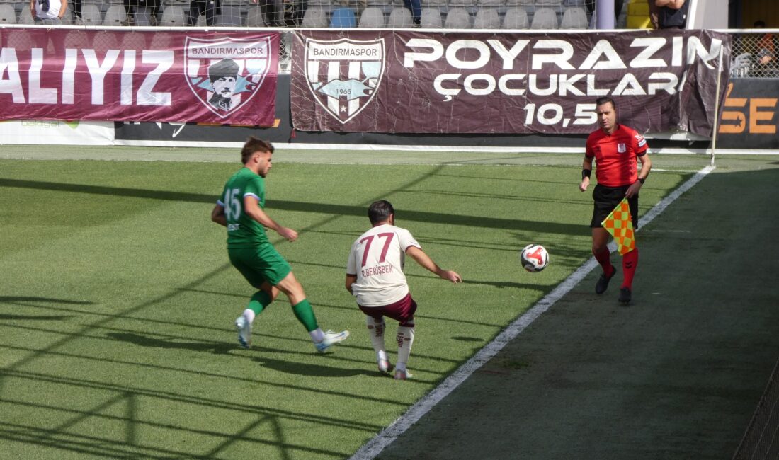 SERİKSPOR: 1    BANDIRMASPOR: 0 HAKEMLER: Emre Kargın, Ferhat Çalar,