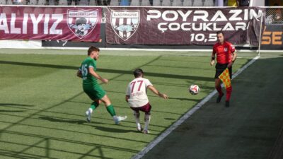 SERİKSPOR: 1    BANDIRMASPOR: 0 HAKEMLER: Emre Kargın, Ferhat Çalar,