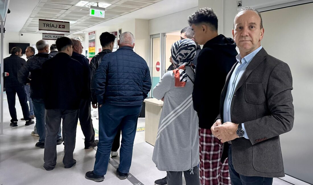 Kardiyolog Dr. Selim Panç, Eğitim ve Araştırma Hastanesi acil servisindeki