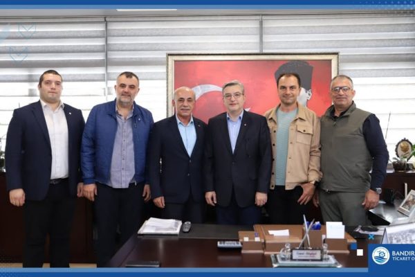 Başkan Bahadır Çolak Belediyeyi ziyaret etti