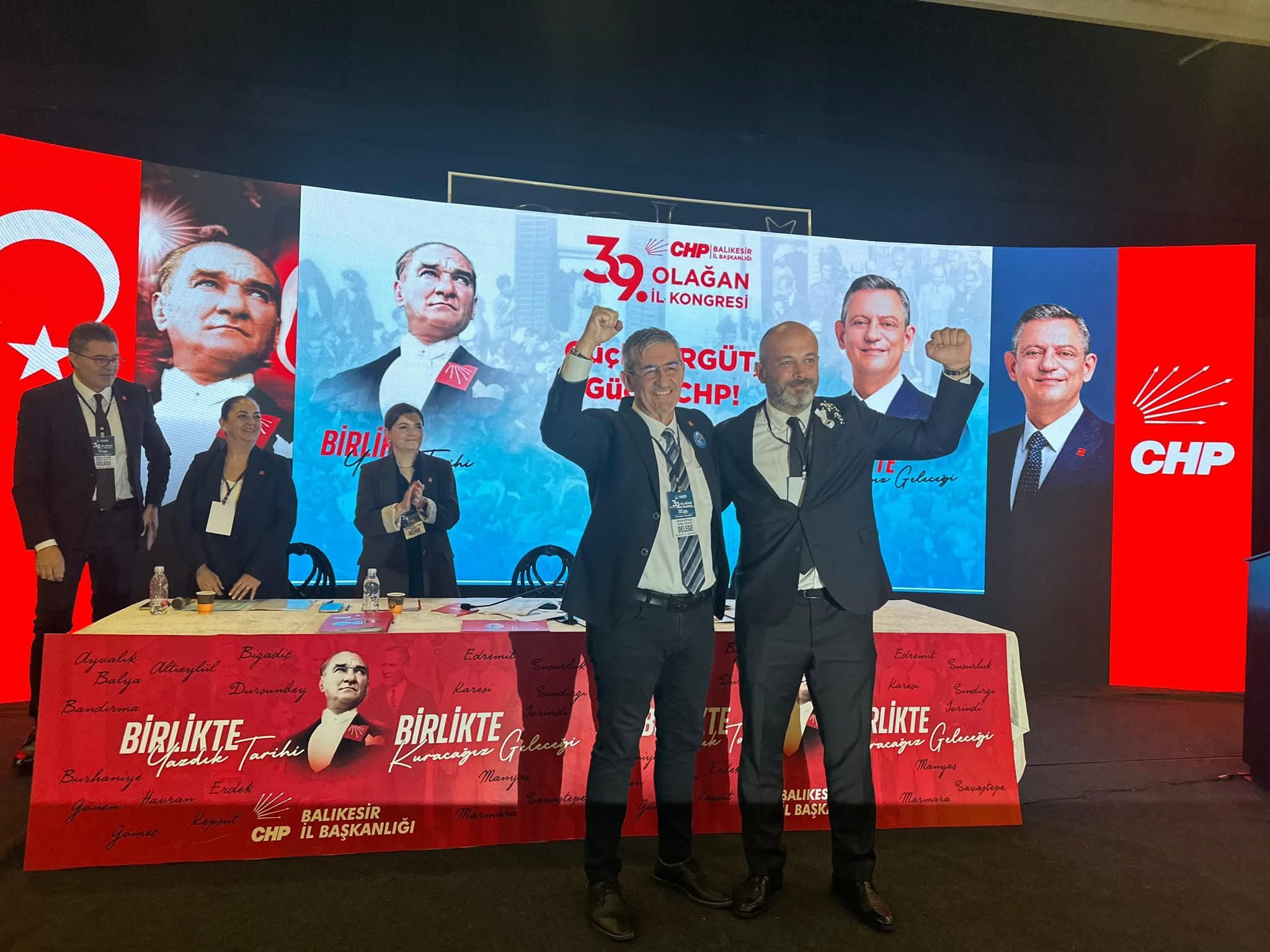 Erden Köybaşı tekrar CHP il başkanlığına seçildi