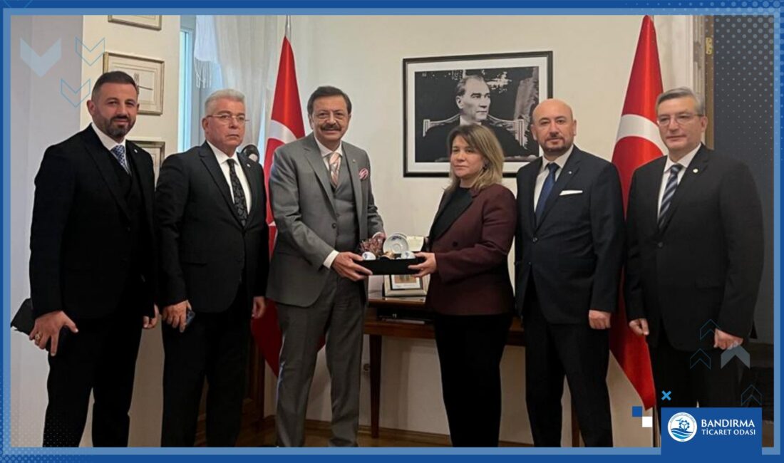 Bandırma Ticaret Odası Yönetim Kurulu Başkanı Bahadır Çolak, Avrupa Odalar