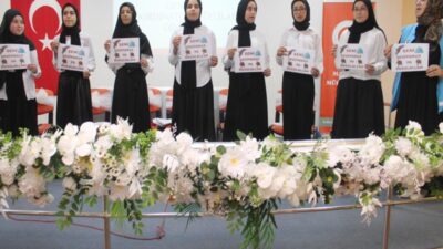 Balıkesir’in Manyas ilçe Müftülüğünce Mevlid-i Nebi tanıtım konferansı düzenlendi. Müftülük