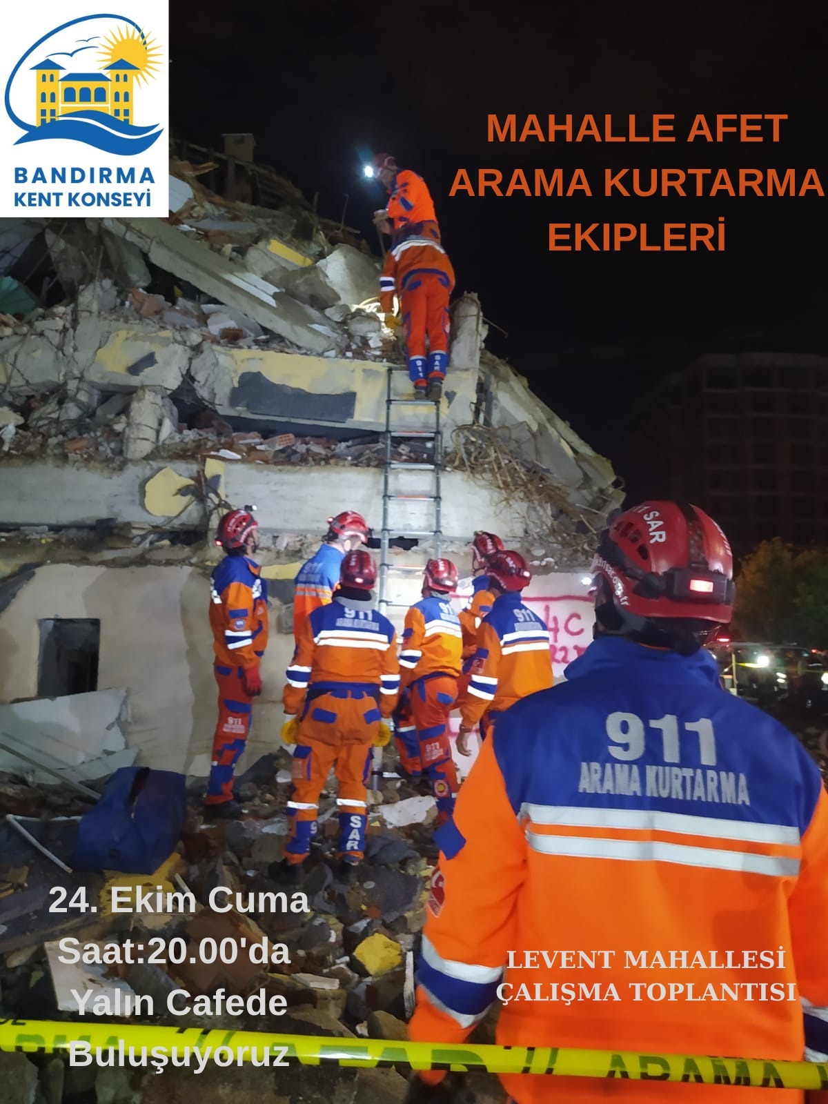 Mahalle Afet Kurtarma Ekipleri start alıyor