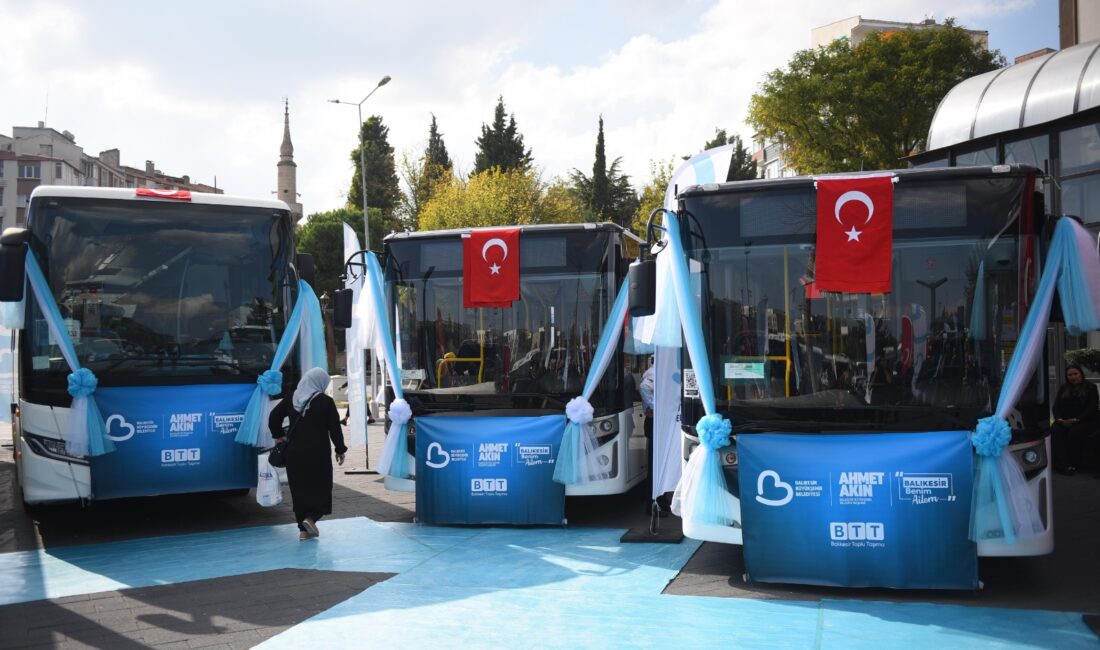 Ulaşımda hizmet kalitesini her geçen gün zirveye taşıyan Balıkesir Büyükşehir