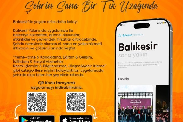 Bu uygulama ile Balıkesir cebinizde