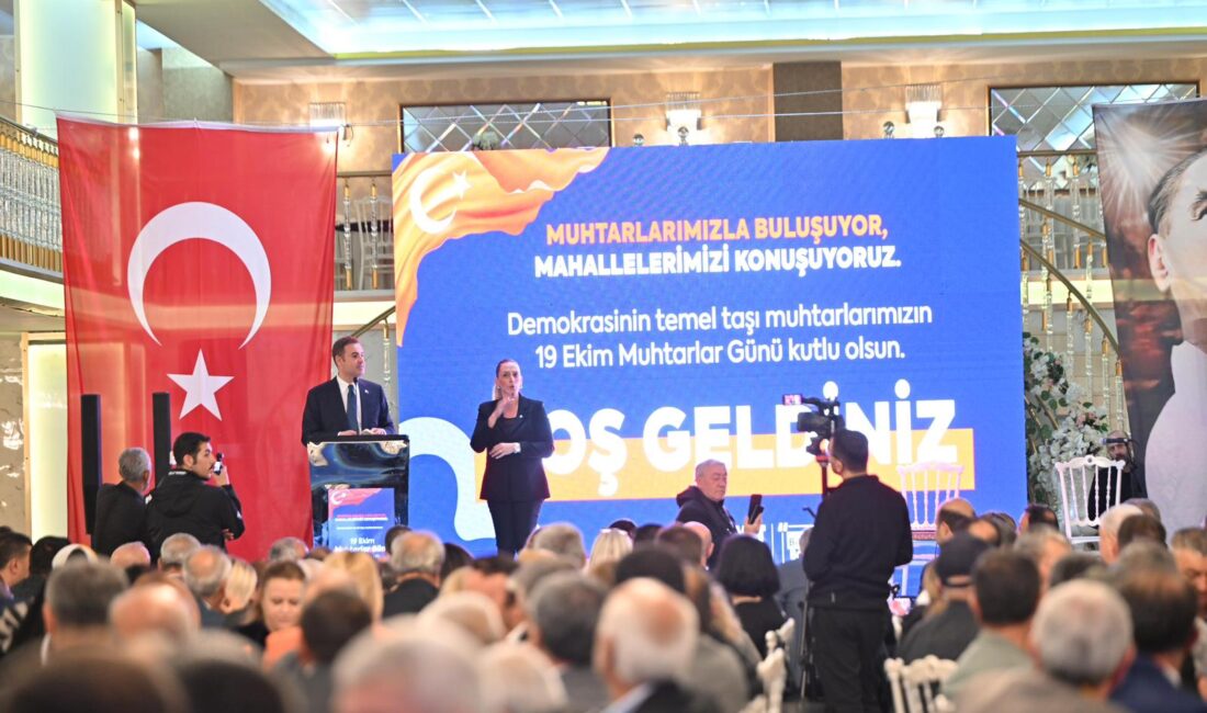 19 Ekim Muhtarlar Günü vesilesiyle muhtarlarla buluşan Balıkesir Büyükşehir Belediye