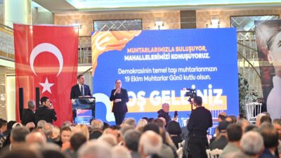 19 Ekim Muhtarlar Günü vesilesiyle muhtarlarla buluşan Balıkesir Büyükşehir Belediye