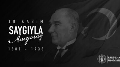 Rektör Prof. Dr. İsmail Boz 10 Kasım Atatürk’ü Anma Günü