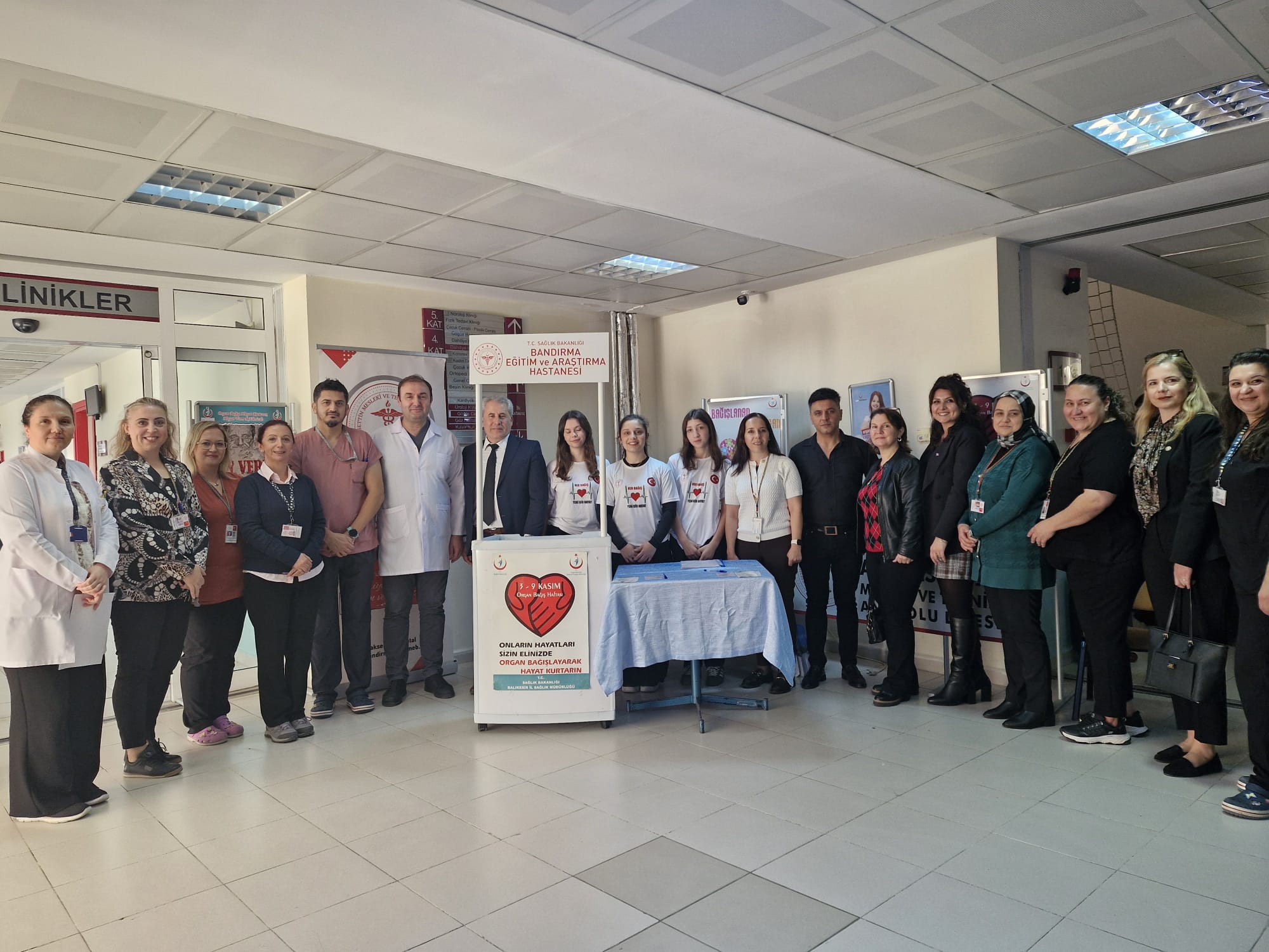 Eğitim ve Araştırma Hastanesinde Organ Bağışı Etkinliği