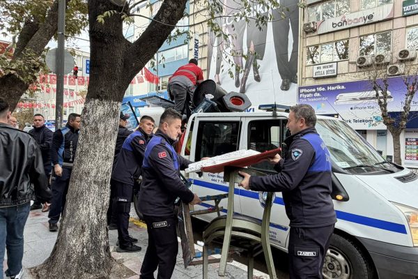 Kaldırım işgalleri Bandırma’da sona eriyor