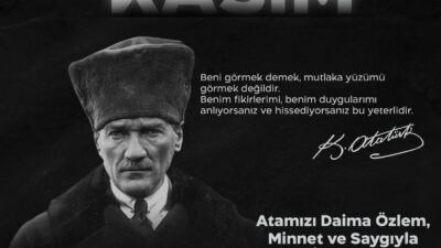 Bandırma Belediye Başkanı Dursun Mirza 10 Kasım Atatürk’ü anma günü