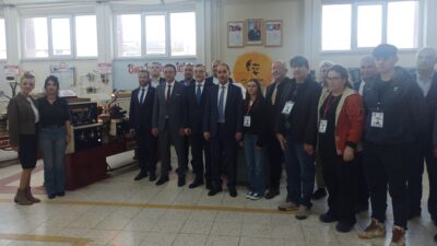 İlçe Kaymakamı Engin Aksakal ve Bandırma Ticaret Odası  Başkanı Bahadır