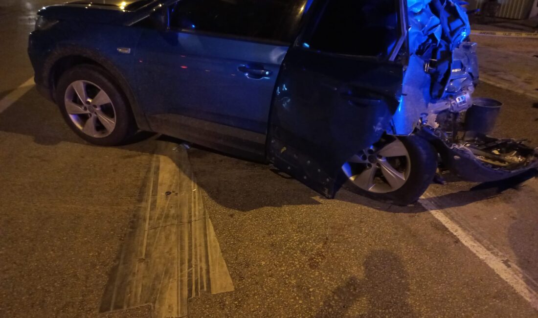 Susurluk, Aksakal Mahallesi Işıklar mevkiinde meydana gelen trafik kazasında bir