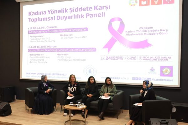 Kadına Yönelik Şiddete Karşı Toplumsal Duyarlılık Paneli Düzenlendi
