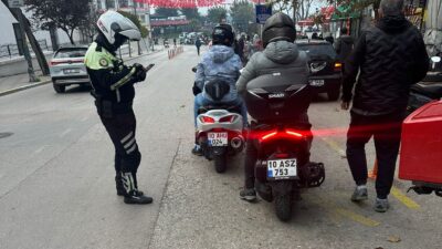 Bandırma Trafik Denetleme Büro Amirliğince 2025 yılı Ekim ayında ilçemizde