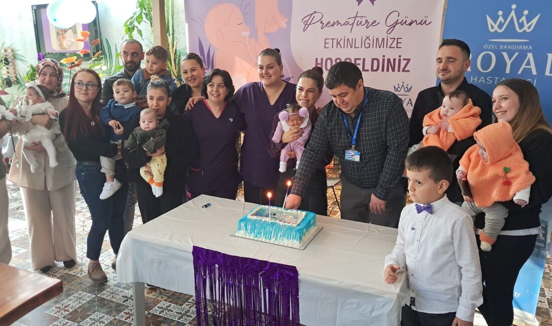 17 Kasım Dünya Prematüre Günü Bandırma Özel Royal Hastanesinde her