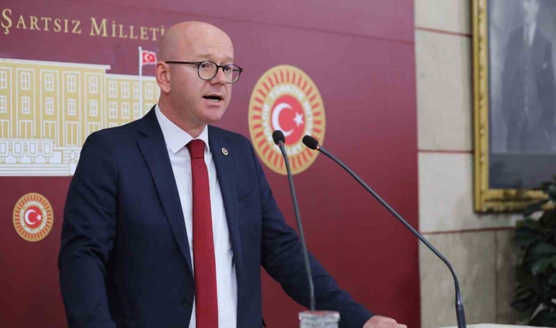 CHP Balıkesir Milletvekili Serkan Sarı, Türkiye Büyük Millet Meclisinde yaptığı