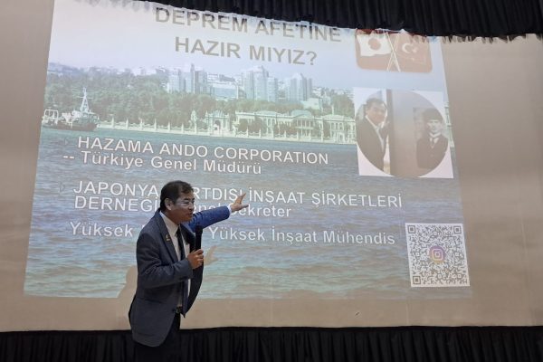 Yoshinori Moriwaki Bandırma’da deprem paneline katıldı