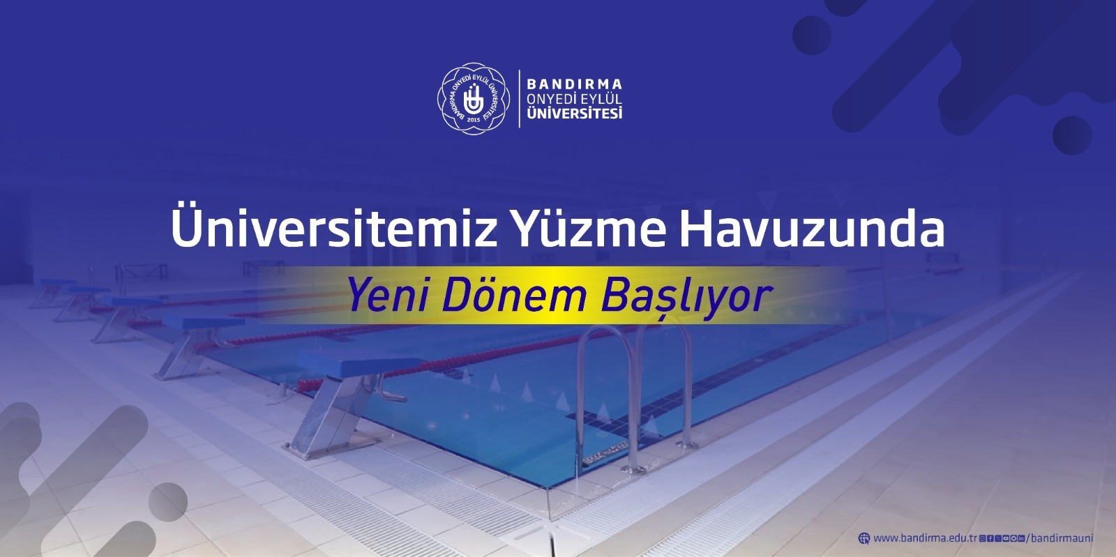Banü yüzme havuzunda yeni dönem başladı