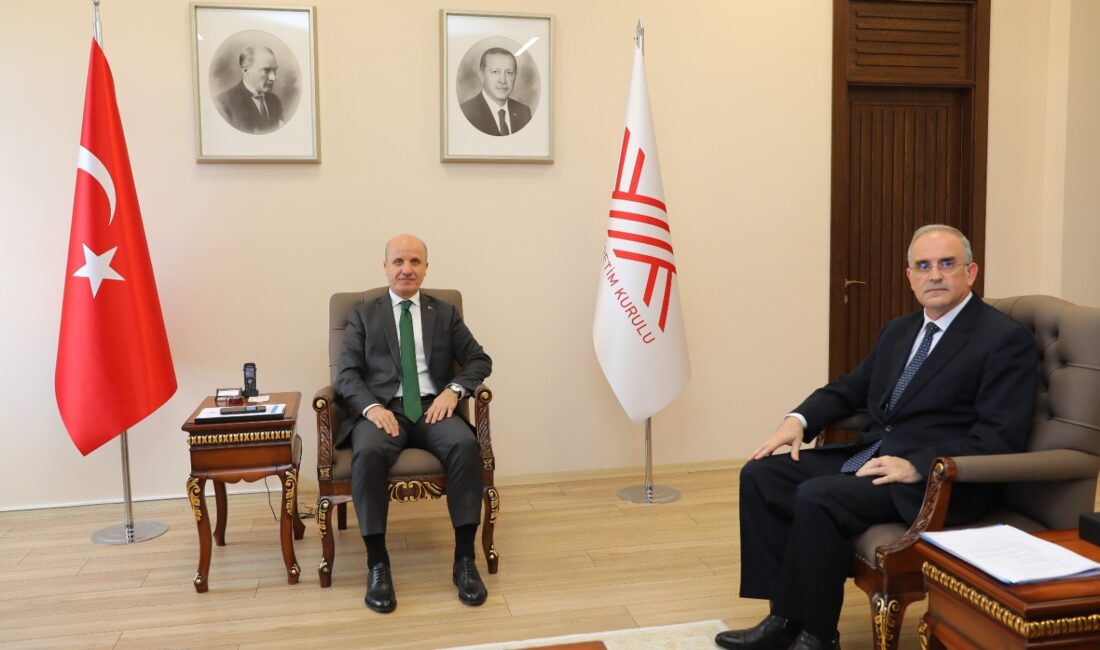 Rektörü Prof. Dr. İsmail Boz’dan  YÖK Başkanına Nezaket Ziyareti Rektör