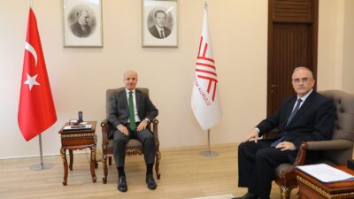 Rektörü Prof. Dr. İsmail Boz’dan  YÖK Başkanına Nezaket Ziyareti Rektör