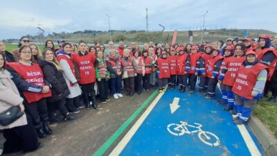   5 Aralık Kadın Hakları gününde DİSK’e bağlı Genel İş