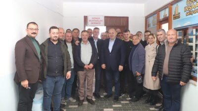 Sivil Toplum Kuruluşlarını ziyaret çerçevesinde Gönen Belediye Başkanı İbrahim Palaz