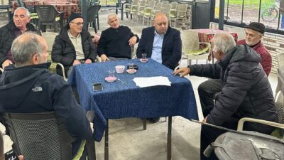 Gönen Belediye Başkanı esnaf ziyaretlerine devam ediyor. Fırsat bulduğu her