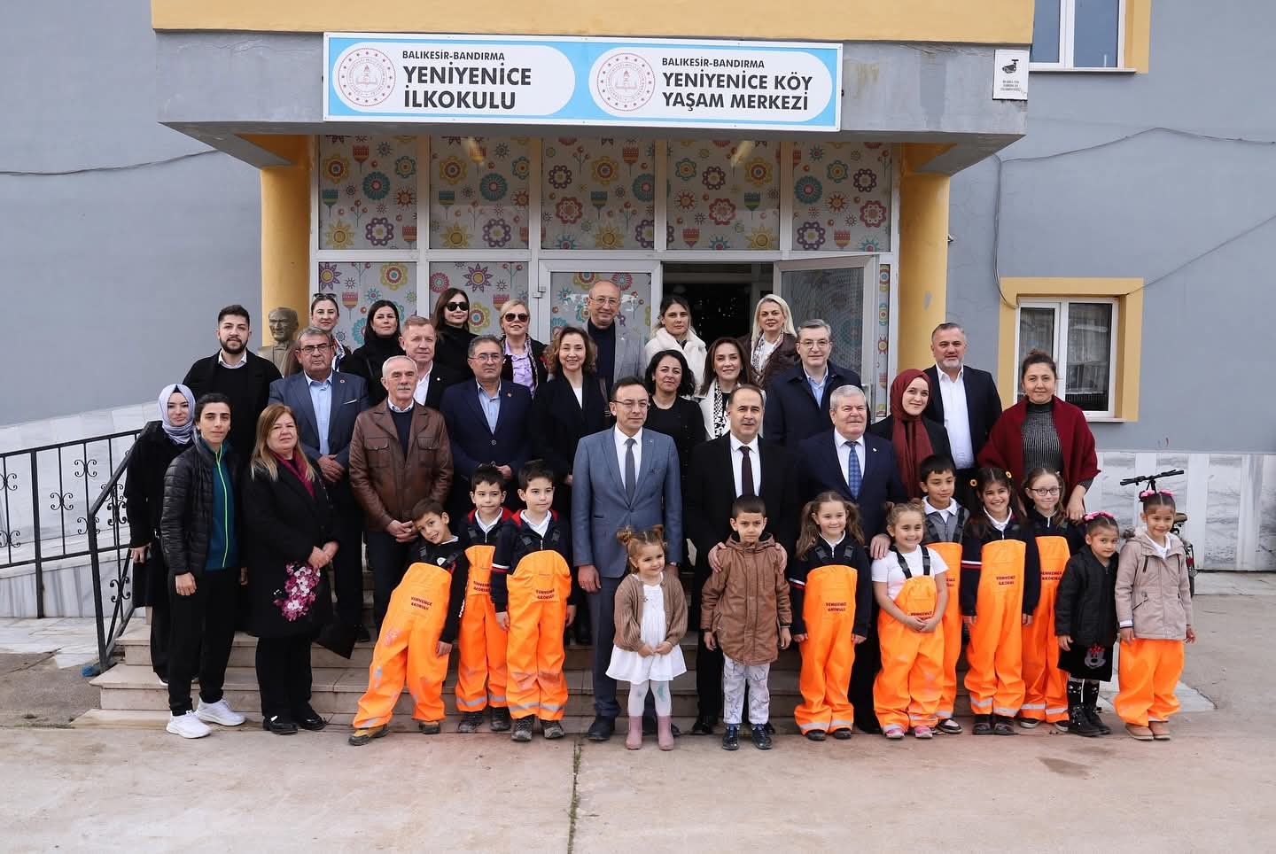 Yeni Yenice Köy okulunda örnek çalışma