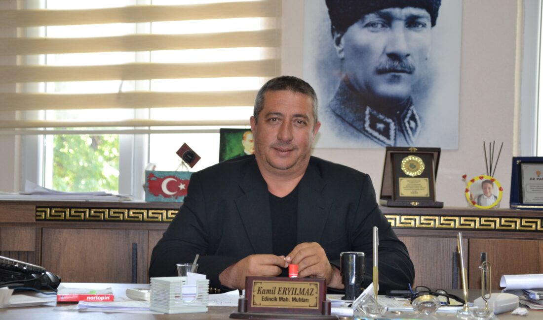 &nbsp; Edincik Mahalle Muhtarı Kamil Eryılmaz Şehir Gazetesine yaptığı açıklamalarda,